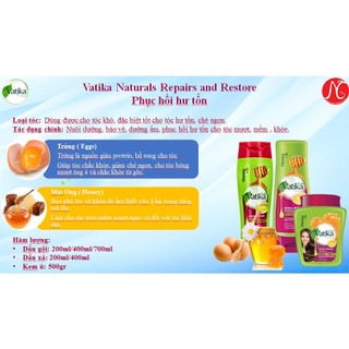 Dầu gội phục hồi tóc hư tổn 700ml