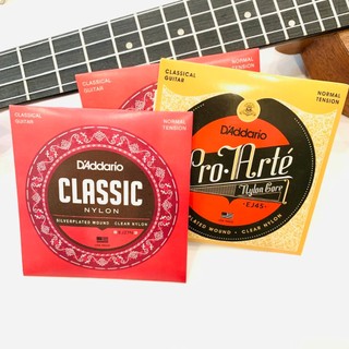 Dây đàn ghita classic d'addario ej27n,ej45