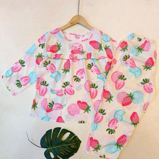 [ SIZE XL: 37-42kg] Bộ tole tay dài quần dài Bé GÁI