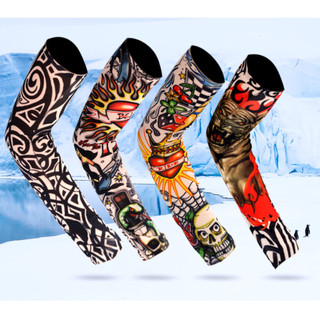 Bao tay giả xăm tattoo , găng tay tattoo hình xăm cá tính