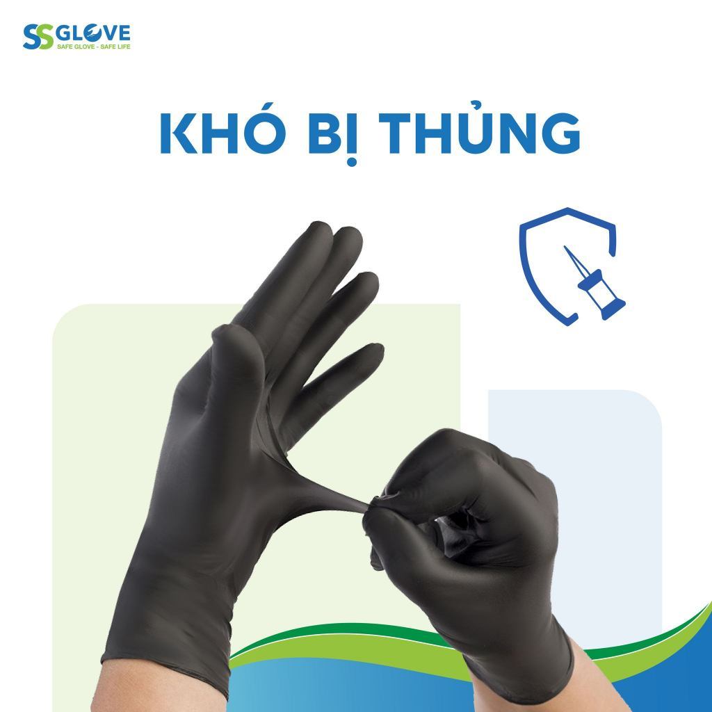 Găng tay cao su màu đen, bao tay cao su y tế màu đen, găng tay đen, bao tay đen ứng dụng trong nhiều lĩnh vực