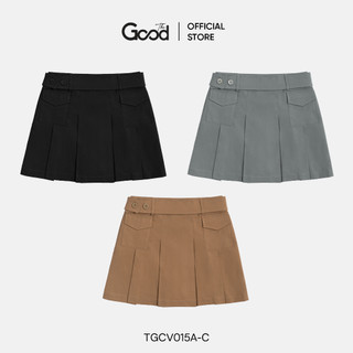 Chân váy xếp ly "Cyber Skirt" THE GOOD, Chân váy ngắn phong cách y2k, có thắt lưng dễ phối đồ
