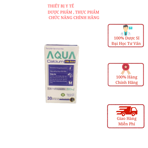 Viên Uống Calcium Nano AquaminF Diamond- Bổ Sung Canxi Hữu Cơ  Và vitamin D3 Cho Cơ Thể, Giảm Nguy C