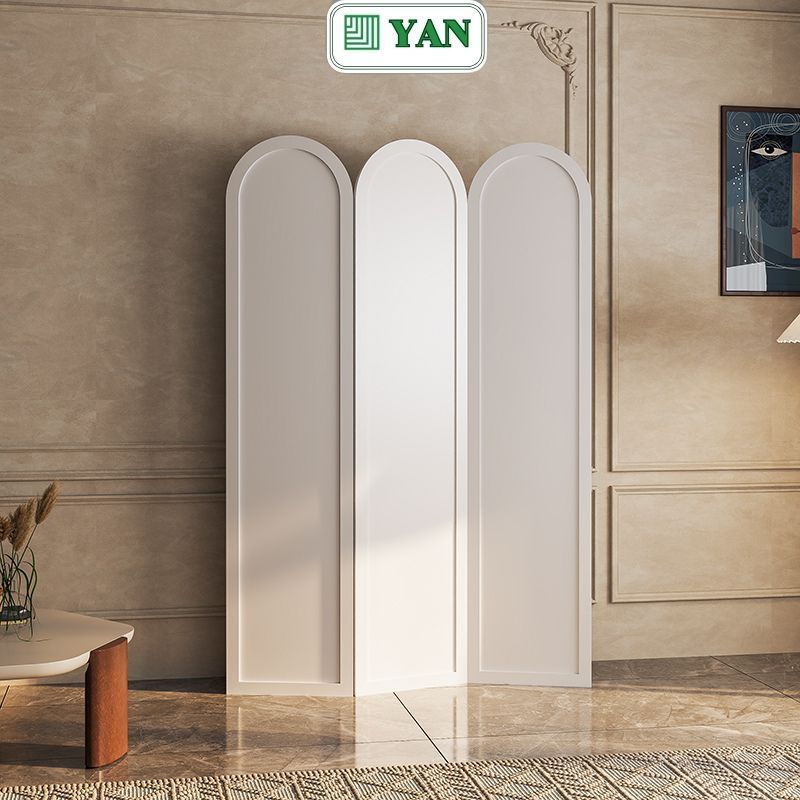 Bình phong vách ngăn kín hình vòm màu trắng - IG415 (KHÔNG BÁN LẺ, BÁN TỪ 2 TẤM TRỞ LÊN)