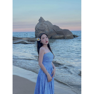 ĐẦM MAXI ỐNG NHÚN SMOCKING
