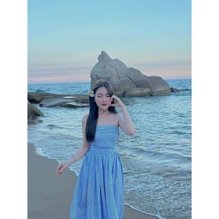 ĐẦM MAXI ỐNG NHÚN SMOCKING