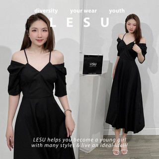 ẢNH TỰ CHỤP Đầm maxi xòe rớt vai tay ngắn