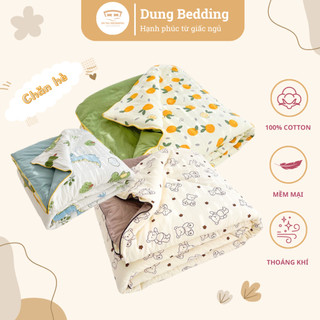 Chăn hè đũi xơ đậu nành cotton hàn quốc cao cấp, chăn đắp mùa hè trần bông mềm mại thoáng mát 2m*2m3