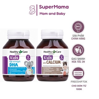 Canxi Milk Calcium + DHA Healthy Care bổ sung canxi và DHA cho bé
