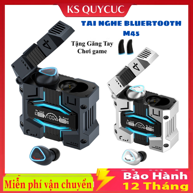 Tai nghe bluetooth Gaming M25/M45 có công nghệ ENC, ACC, chồng ồn, chống nước