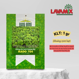Hạt giống Xà Lách Xoong Rado 704 (1g~1500 hạt) hiệu Rạng Đông, nảy mầm tốt, trồng quanh năm | Green House