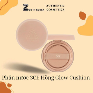 Phấn nước 3CE hồng Glow Skin Cushion Pink