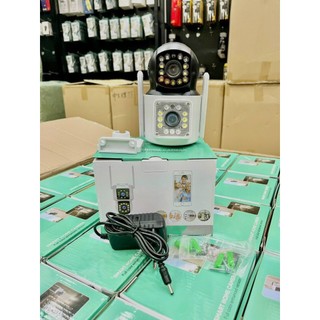 Camera wifi 2 mắt quan sát độc lập 2 trong 1 ngoài trời cao cấp