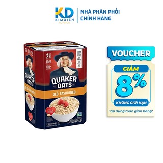 [Free ship] Yến Mạch nguyên hạt Giảm Cân Quaker oats Old Fashion 4.6kg - hàng sx và đóng gói tại USA 100%