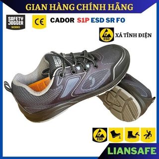 Giày bảo hộ lao động nam Safety Jogger Cador S1P ESD - Giày mũi sắt chống đinh - thể thao thời trang