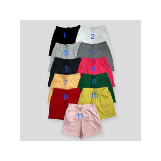 Quần đùi short nữ form rộng chất thun nỉ da cá