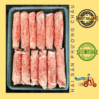 [HỎA TỐC SG] Lõi vai bò Aukobe cuộn nhúng lẩu nướng 300g