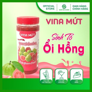 Sinh tố trái cây vina mứt - hũ 650gr - vị trái cây tươi tự nhiên