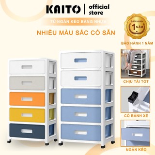 Tủ để đồ đa năng 4 5 6 tầng nhiều ngăn kéo Và có bánh xe chứa đồ tiện lợi - KAITO