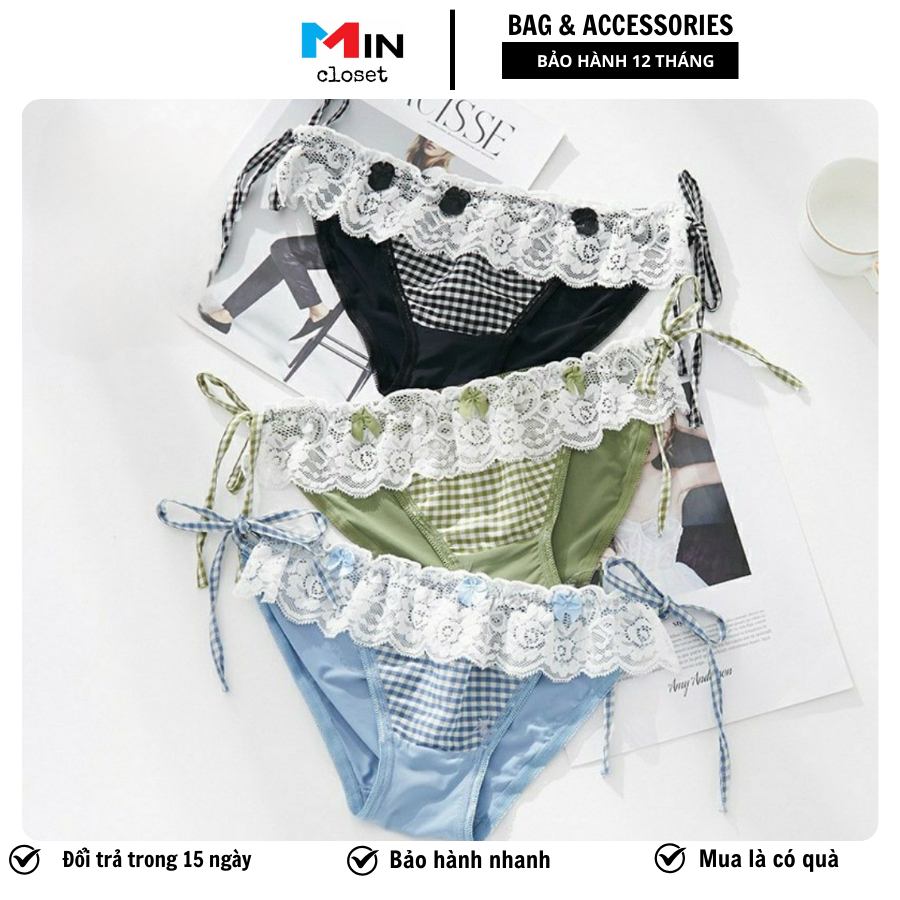 Quần lót nữ, Quần lót ren cột dây cô hầu gái Siêu Dễ Thương Q12
