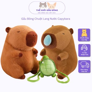 Gấu Bông Capybara Chảy Nước Mũi ,Gấu Capybara Lưng Rùa Đủ Size Xinh Xắn Đáng Yêu Mẫu Hot 2024