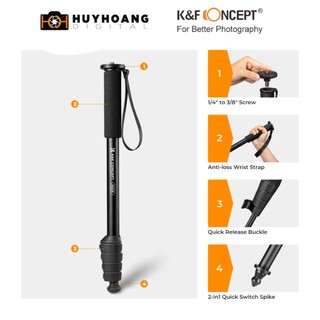 Chân máy ảnh Monopod K&F CONCEPT KF09.138