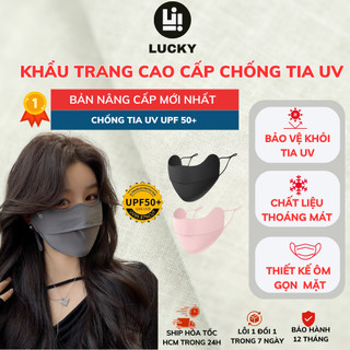 Khẩu Trang Chống Tia UV UPF 50+ DELADEP Toàn Mặt Cho Nam Nữ Chất Vải Lanh Thun Mát Lạnh KTM01