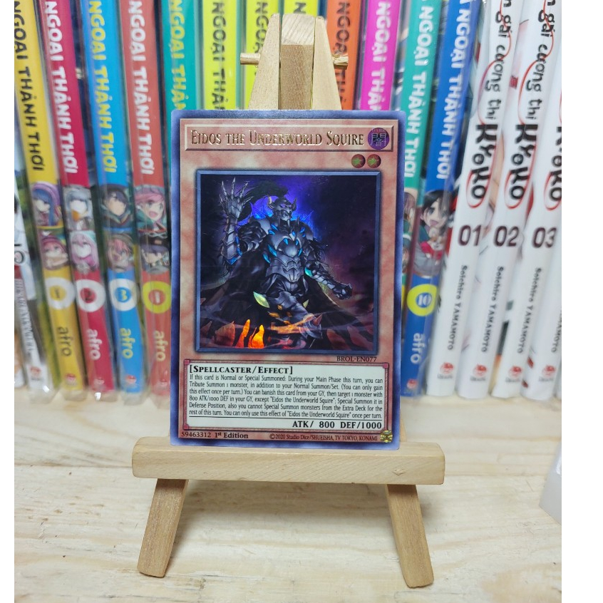[ Đỗ Lạc Shop ]  Thẻ Bài Mint90 Yugioh Monster Eidos the Underworld Squire - BROL-EN077 - Ultra