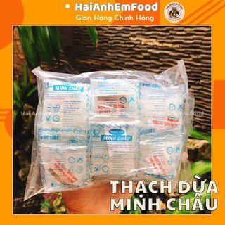 Bịch Sỉ Thạch Dừa Minh Châu Thạch Rau Câu Hương Vị Tuổi Thơ [22 gói/1 bịch]