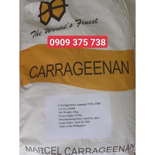 Bột thạch rau câu carargeenan wd 3789/ wd 3663_ philippin, nguyên chất , giá rẻ
