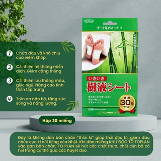Miếng dán thải độc chân To Plan Nhật Bản 30m