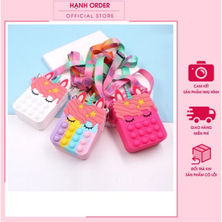 [ Rẻ Vô Địch] Pop ít túi đeo mẫu Squid game đeo chéo phiên bản giải toả căng thẳng MINI cho bé.