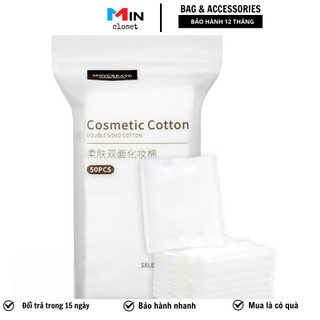 Bông Tẩy Trang Maycreate Gói 50 miếng hàng Nội Địa Trung