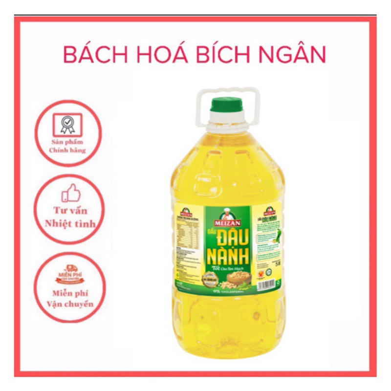 Dầu ăn đậu nành Meizan 5L