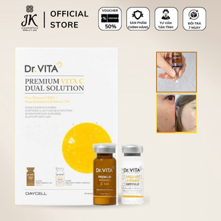 Tinh Chất Dưỡng Trắng Da Dr.Vita Premium Vitamin C Dual Solution - JK Auth Cosmetics