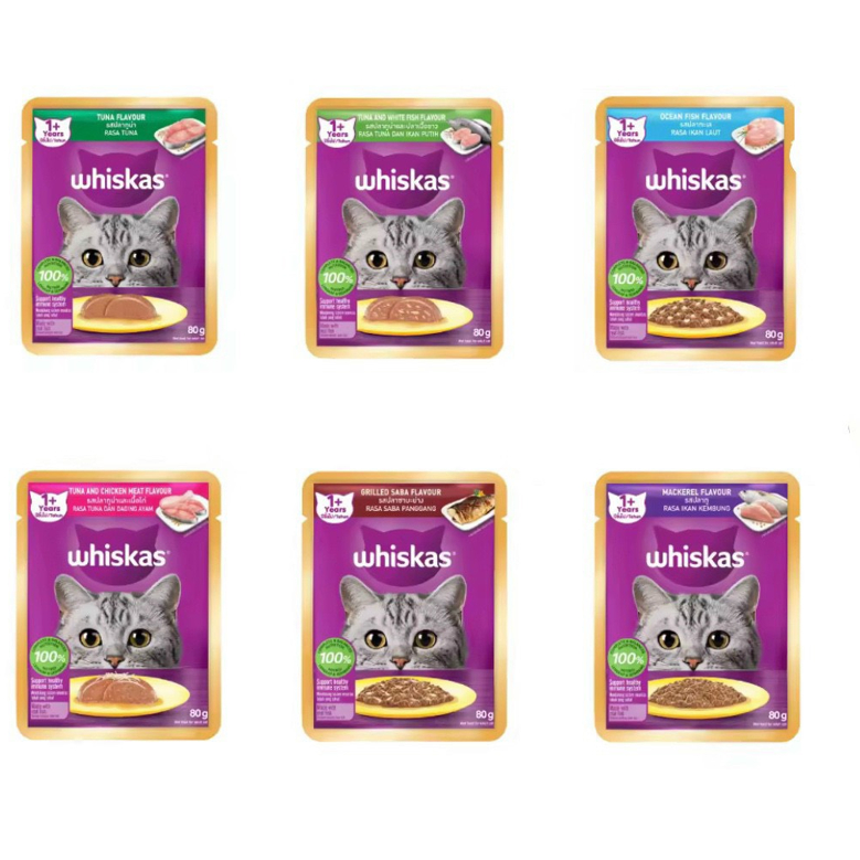 Pate Whiskas cho mèo 80gr