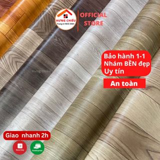 Thảm trải sàn Simili giả vân gỗ 0.5mm nhựa PVS chống trơn trượt, chống thấm - Hưng Chiếu