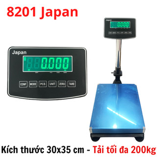 Cân bàn điện tử 200kg 30x35 cm - 8201 Japan