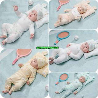 Bộ sơ sinh Chaang cài chéo cài lệch sơ sinh vải cotton dreamy BST mới mỏng mát