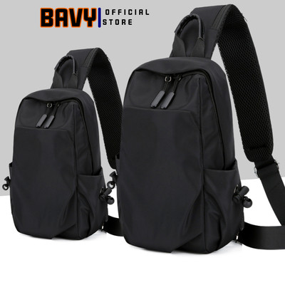 Balo đeo chéo nam đựng ipad thời trang Ba Vy FASHION thiết kế basic đi chơi, du lịch có ngăn chống trộm KH10