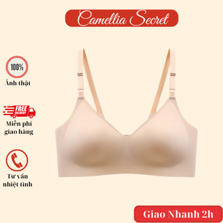 Áo Lót Bầu, Cho Con bú Mỏng Nhẹ, Không Gọng, Chống Chảy Xệ Camellia BLS022