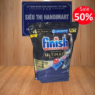 Viên rửa bát Finish Ultimate Eco 0% 60 viên hữu cơ