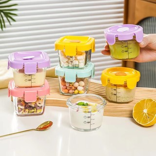 Hộp trữ đồ ăn dặm thuỷ tinh_Hủ thuỷ tinh đựng thực phẩm ăn dặm cho bé