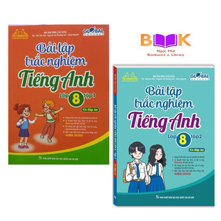 Sách - ( Combo ) GLOBAL SUCCESS - Bài tập trắc nghiệm tiếng anh lớp 8 có đáp án)