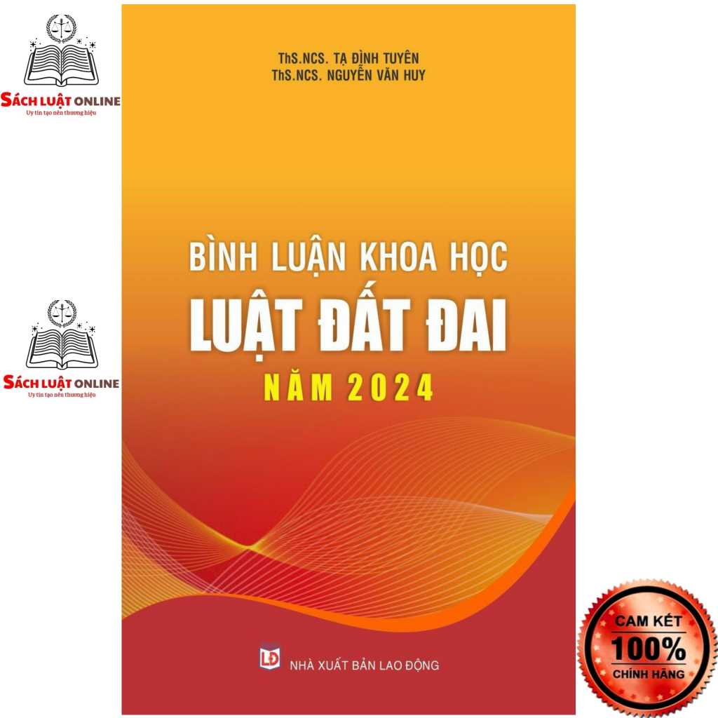 Sách - Bình luận khoa học Luật đất đai năm 2024 (TĐT-NVH)