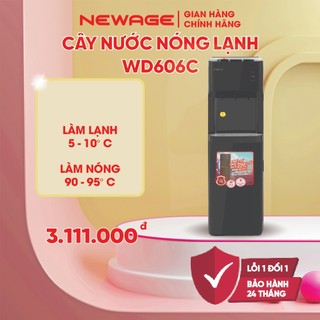 Máy nóng lạnh nước uống bình âm WD606, cây nước uống trực tiếp dispenser water Newage Store