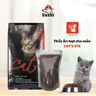 [HOẢ TỐC] Thức ăn hạt cho mèo Cat's Eye (Túi 500g,1kg, 1.5kg) Hạt Cat's Eye siêu tiết kiệm