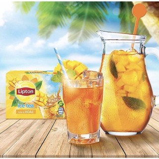 Lipton Trà Hòa Tan Vị Đào - Chanh - Xoài (16 Gói x 14g)