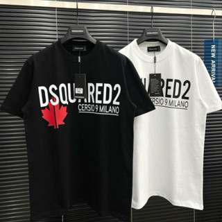  Áo Thun Nam Nữ Dsq2 Milano Hình In Ngực Cực Nét - Áo Phông Dsquared2 In Hình Lá Phong Đỏ Bền Đẹp 