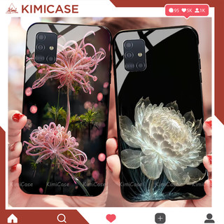 Ốp samsung galaxy s10 lite , note 10 lite lưng kính cường lực hoa lá